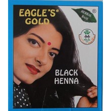 8 boîtes (10gm X 6pcs) Or Eagle - Black Henna Couleur de cheveux / Couleur Dye Poudre Unisexe