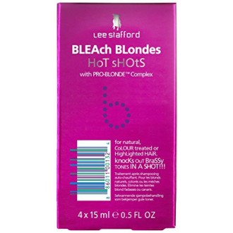 Lee Stafford Bleach Blondes Hot Shots With Pro-Blonde Complex 4 x 15ml