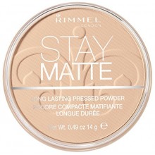 Rimmel Stay Matte Poudre pressée, Crème naturelle, 0,49 Ounce