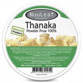 Thanaka For Face Powder - Reduces Melasma & Dark Spot Treatment - Sun Protection - Skin Whitening & Radiance Help Anti-Acne