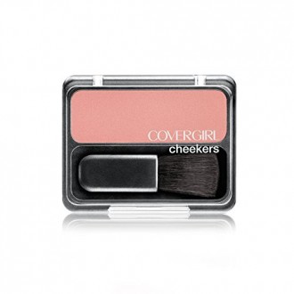 COVERGIRL Cheekers Blendable Powder Blush, Brick Rose .12 oz (3 g)