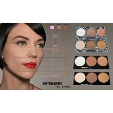 Contorno prima Resalte Bronx maquillaje Paleta de efectos Conjunto