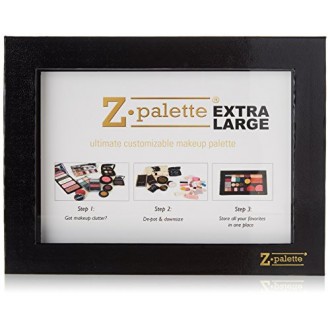 Z Pro Paleta de maquillaje paleta, Extra Grande, Negro