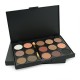 Ucanbe 15 Terre Couleur Matte Pigment Palette Fard à paupières Maquillage Cosmetic Set Nude ombres à paupières Palettes avec un 