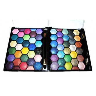 Perla de la chispa de 64 elegantes colores de sombra de ojos Kit de maquillaje paleta