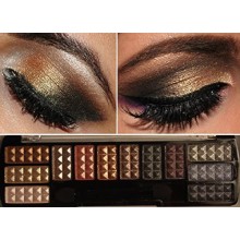 Ombre à paupières Maquillage Cosmetic 12 Couleur Shimmer Matte Eyeshadow Palette et brosse Set n ° 3 par Beauty Treats