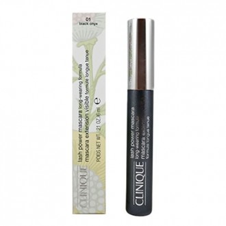 Clinique Lash Mascara puissance longue tenue Formula Black Onyx pour les femmes, 0,21 Ounce