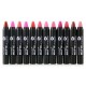 12pc Nabi Cosmetics Professional Selected MATTE Lip Color Lipstick Set of 12 Shades