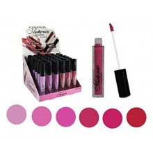 Conjunto de 6 colores Loco MATE Lipgloss negrita y vívido color mate Lipgloss Set 2