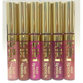 6 PCS SET CREAM COLORS LIP GLOSS MADE IN U.S.A.