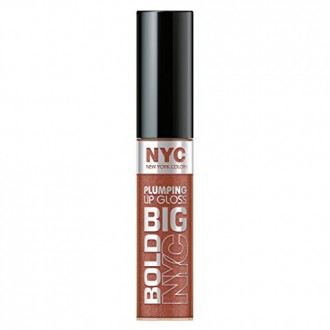 N.Y.C. New York Color Big Bold Plumping and Shine Lip Gloss, Extra Large Latte, 0.39 Fluid Ounce