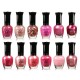 Kleancolor Collection - Couleurs roses Super Nail Assortiment 12pc polonais Set