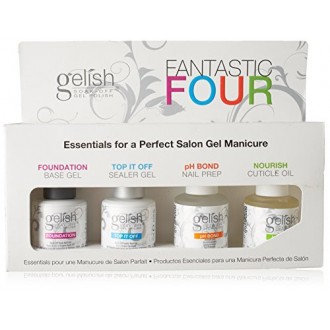 NUEVA Gelish cuatro fantásticos Soak-Off Gel de uñas kit de Polonia para la lámpara LED | 01787