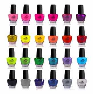 SHANY Cosmetics The Cosmopolitan Nail Polish Set (24 Colors Premium Quality and Quick Dry), 0.5 fl ounce each