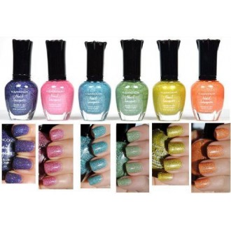 Kleancolor esmalte de uñas HOLO SET! Lote de 6 Laca