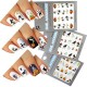 Halloween Nail Art Tattoo eau Stickers design mixte, Pack de 3