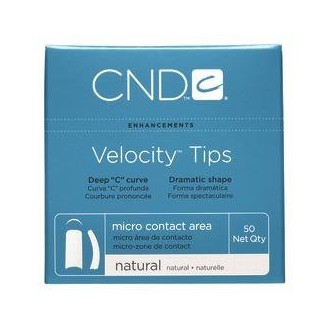 Creative Nail Tips Velocity False Nails, Natural No.7