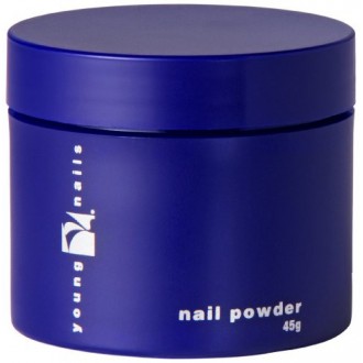 Young Nails Clear False Nail Powder, 45 Gram