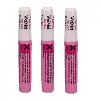 Crazy K&A 3 Pcs 1g Nail Glue False Nail UV Gel