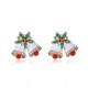 AMA(TM) Women Christmas Fashion Joker Snowman Gifts Animal Stud Earrings (B)