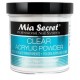 Mia secret professionnel acrylique Nail système Clear Acrylic poudre, 4 onces.