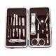 Queentools en acier inoxydable New Grooming Set Kit, 11pcs précis ergonomiques des différents outils, ongles Clippers, brucelles