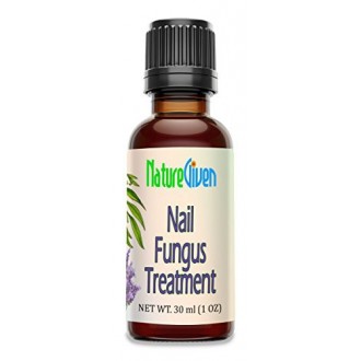 NatureGiven Nail Fungus Treatment All Natural, Tea Tree, Lavendar, Eucalyptus - 1oz