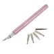 Sankuwen 1PC Pointage Peinture Dessin Pen Brosse à ongles avec 5 Pontilhando Ponta