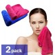 Bath Blossom Face Cloth Towel Makeup Remover Microfiber (2 Pack), Reusable Make-up Facial Cleansing Clothes - Wipes Dirt,