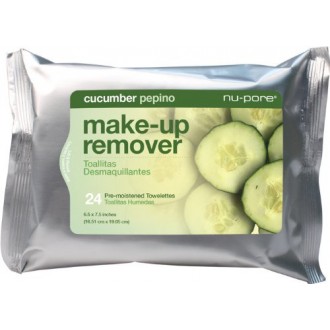 Nu-Pore removedor de maquillaje con Pepino, Bulk, de 24