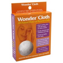 NEW IMPROVED Wonder Cloth All Natural Make-Up Remover Cloth (Pack of 6)