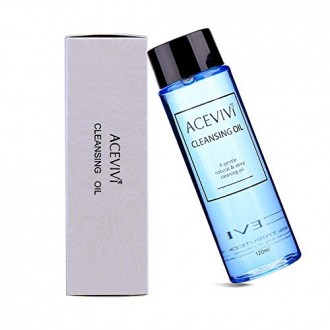 ACEVIVI Natural Facial Cleansing Oil Antienvejecimiento Aceite Limpieza profunda Útil Desmaquillante Ojos 5.3 onzas líquidas-120