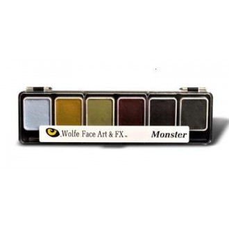 Wolfe Fx Palette MONSTER Visage Peinture - Rechargeable