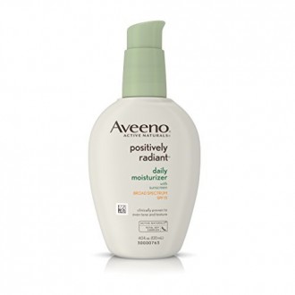 Aveeno Positively Radiant Daily Moisturizer with Broad Spectrum SPF 15, 4 Oz