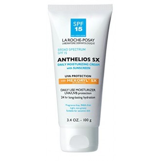 La Roche-Posay Anthelios SX Hydratant quotidien avec écran solaire FPS 15, 3.4 Fl. Oz.