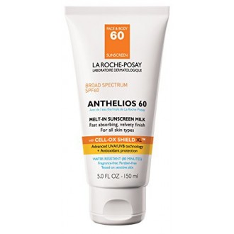 La Roche-Posay Anthelios 60 Melt-In Lait Solaire Visage et Corps, résistant à l'eau avec un FPS de 60, 5 Fl. Oz.