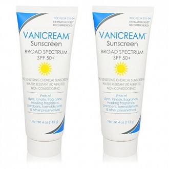 Vanicream Protector solar SPF 50+, 4 Oz (paquete de 2)