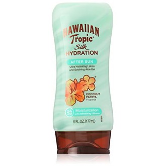 Hawaiian Tropic seda hidratación hidratante Protección Solar After Sun Loción - Coco Papaya, de 6 onzas