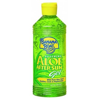 Banana Boat Aloe Vera Sun Burn Relief Protección Solar After Sun Gel - 16 onzas (paquete de 3)