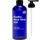 Organic Aloe Vera Gel for Face, Body & Hair - 100% Pure & Natural, Certified Organic and Cold Pressed - New improved formula