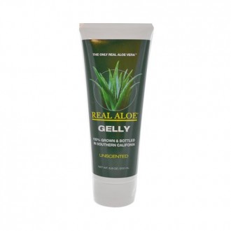 Aloe Vera verdadero Aloe Gelly sin aroma (8 oz 230 ml) Gel