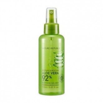 Nature République apaisante et humidité Aloe Vera 92% Gel Mist