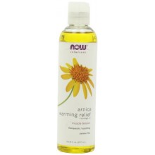 NOW Foods Arnica Warming Huile de massage Relief, 8 oz