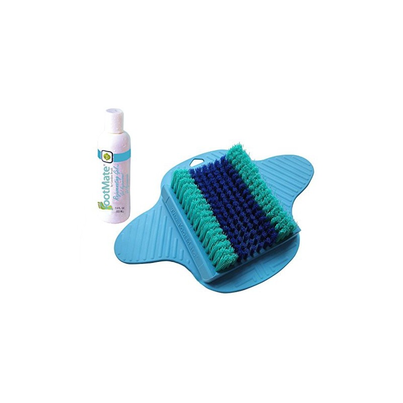 The FootMate System Foot Massager & Scrubber w/