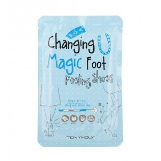 TONYMOLY Changing U Magic Foot Peeling Shoes, 5.60 Ounce