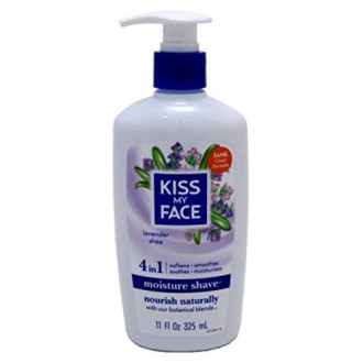 Kiss My Face Moisture Shave, Lavande &amp; Shea, 11 oz