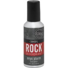 CRYSTAL DEODORANTS ROCK BDY SPRY, ONYX STORM, 4 FZ