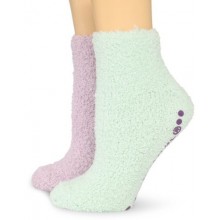 del Dr. Scholl de 2 Paquete Spa Low Calcetines de corte con las pisadas de la Mujer, SeaFoam, zapato: 4-10