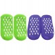 AYAOQIANG Gel hydratant Spa Socks pour réparation Hydrater Soften Cracked Skin-2pair (vert + violet)