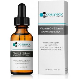 Número 1 MEJOR Vitamina C + E Suero de tratamiento de combinación Antioxidante - 1 oz / 30 ml - Súper Combinación Fórmula Antiox